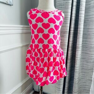 Tucker + Tate Bright Pink Heart Dress